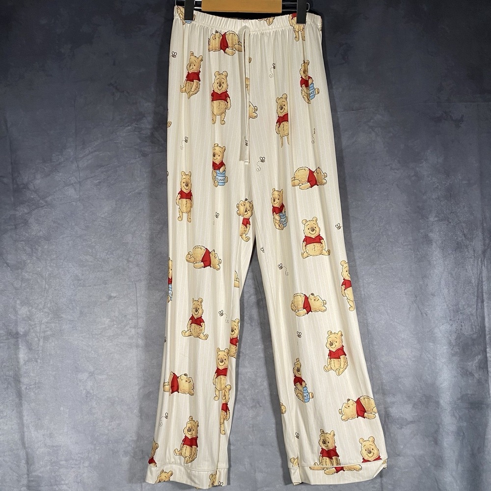 Winnie the Pooh X Primark All Over Print Pajama Pants Disney Loungewear Soft